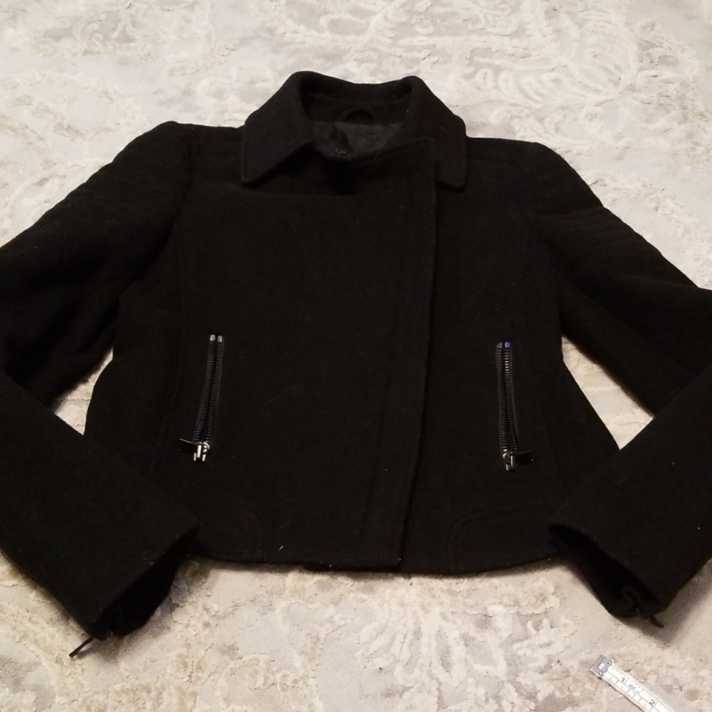 VINCE WOOL MOTO JACKET - Picture 2 of 7